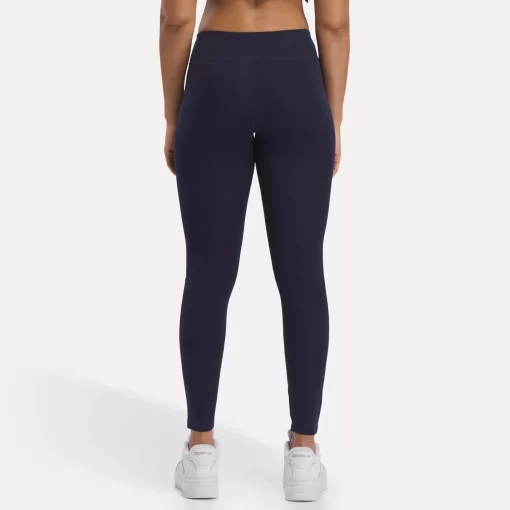 Leggings & Tights | Reebok Leggings & Tights Identity Small Logo Cotton Leggings