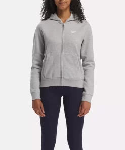 Loungewear | Reebok Loungewear Identity Small Logo Fleece Full-Zip Sweatshirt