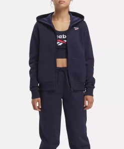 Loungewear | Reebok Loungewear Identity Small Logo Fleece Full-Zip Sweatshirt