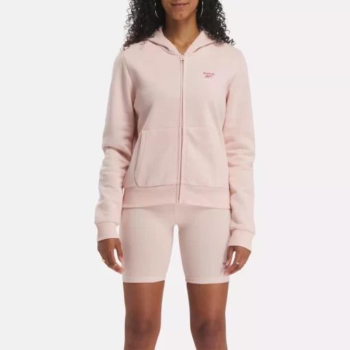 Loungewear | Reebok Loungewear Identity Small Logo Fleece Full-Zip Sweatshirt