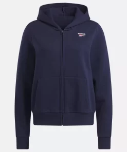 Loungewear | Reebok Loungewear Identity Small Logo Fleece Full-Zip Sweatshirt