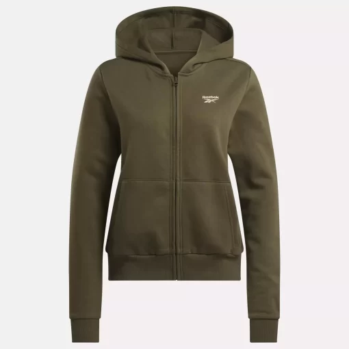 Loungewear | Reebok Loungewear Identity Small Logo Fleece Full-Zip Sweatshirt