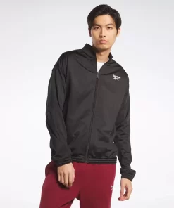 Jackets | Reebok Jackets Identity Vector Knit Track Jacket