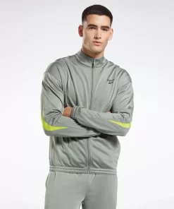 Jackets | Reebok Jackets Identity Vector Knit Track Jacket