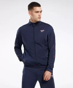 Jackets | Reebok Jackets Identity Vector Knit Track Jacket