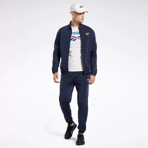 Jackets | Reebok Jackets Identity Vector Knit Track Jacket