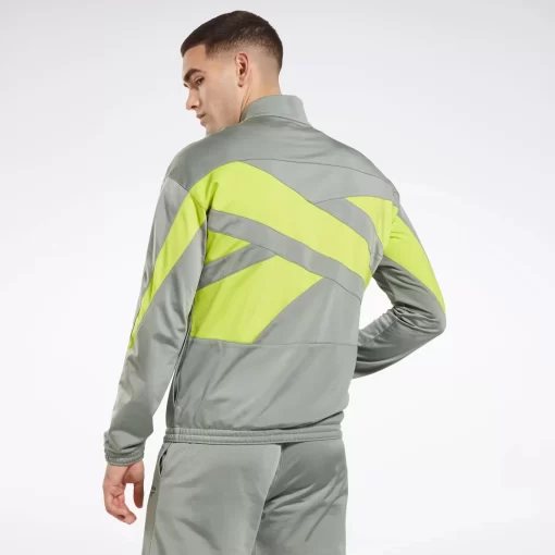 Jackets | Reebok Jackets Identity Vector Knit Track Jacket