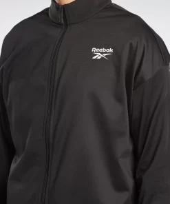 Jackets | Reebok Jackets Identity Vector Knit Track Jacket