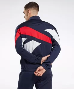 Jackets | Reebok Jackets Identity Vector Knit Track Jacket