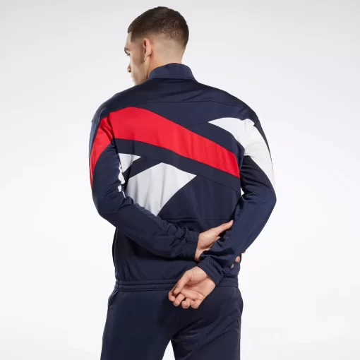 Jackets | Reebok Jackets Identity Vector Knit Track Jacket