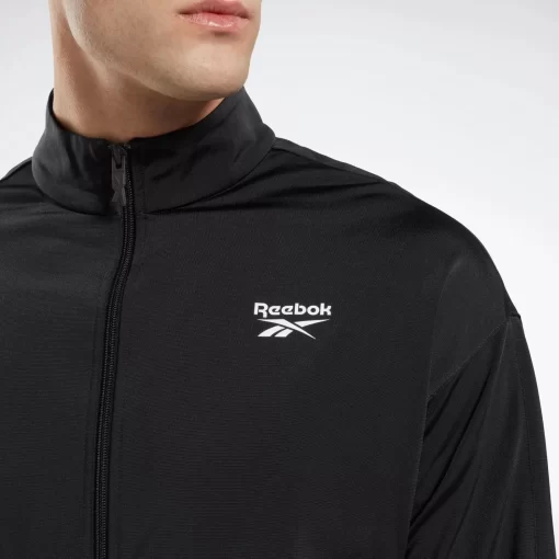 Jackets | Reebok Jackets Identity Vector Knit Track Jacket