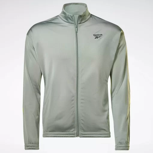 Jackets | Reebok Jackets Identity Vector Knit Track Jacket