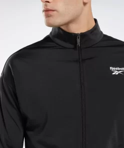 Jackets | Reebok Jackets Identity Vector Knit Track Jacket