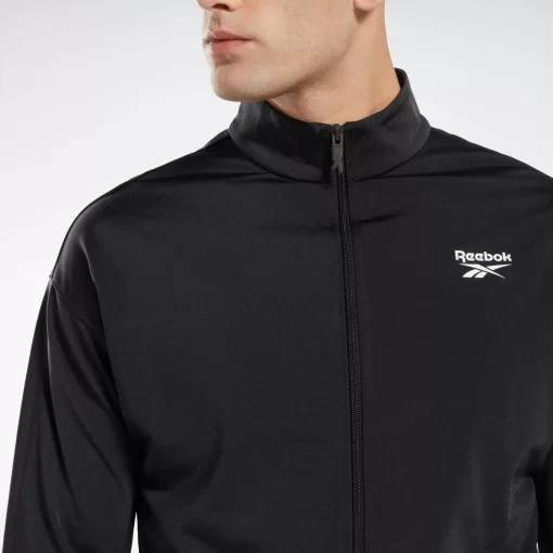 Jackets | Reebok Jackets Identity Vector Knit Track Jacket