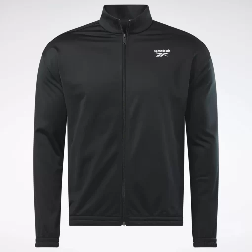 Jackets | Reebok Jackets Identity Vector Knit Track Jacket