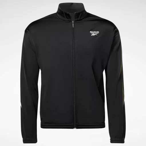 Jackets | Reebok Jackets Identity Vector Knit Track Jacket