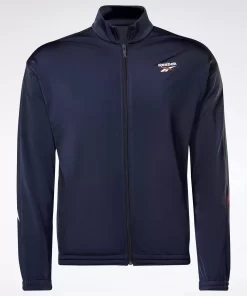 Jackets | Reebok Jackets Identity Vector Knit Track Jacket