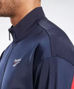 Jackets | Reebok Jackets Identity Vector Knit Track Jacket