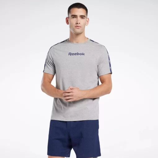 Tops & T-Shirts | Reebok Tops & T-Shirts Identity Vector Tape T-Shirt