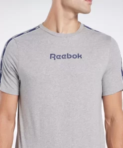 Tops & T-Shirts | Reebok Tops & T-Shirts Identity Vector Tape T-Shirt