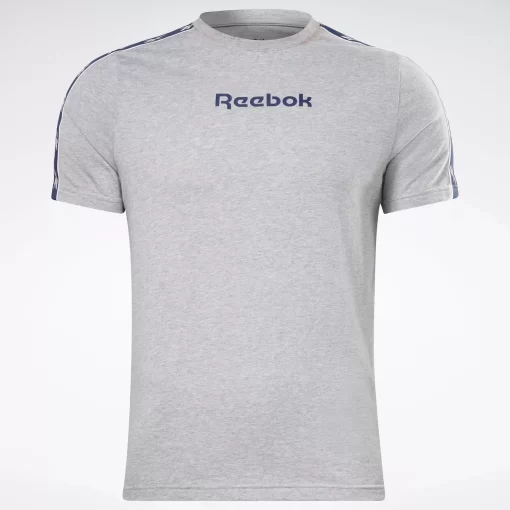 Tops & T-Shirts | Reebok Tops & T-Shirts Identity Vector Tape T-Shirt