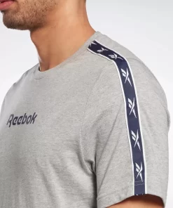 Tops & T-Shirts | Reebok Tops & T-Shirts Identity Vector Tape T-Shirt