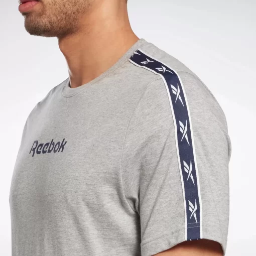 Tops & T-Shirts | Reebok Tops & T-Shirts Identity Vector Tape T-Shirt