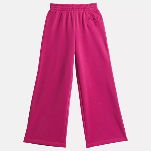 Big Kids' Clothing (Sizes 7-Xl) | Reebok Big Kids' Clothing (Sizes 7-Xl) Wide Leg Fleece Pants - Big Kids