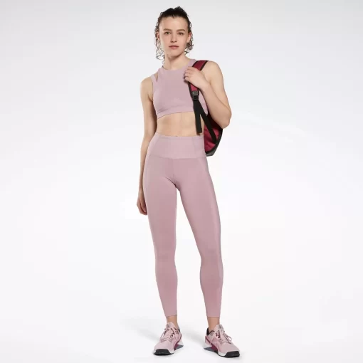 Leggings & Tights | Reebok Leggings & Tights Rib High-Rise Leggings