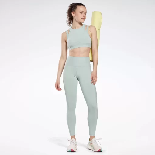 Leggings & Tights | Reebok Leggings & Tights Rib High-Rise Leggings