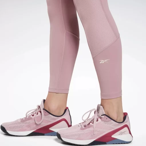 Leggings & Tights | Reebok Leggings & Tights Rib High-Rise Leggings