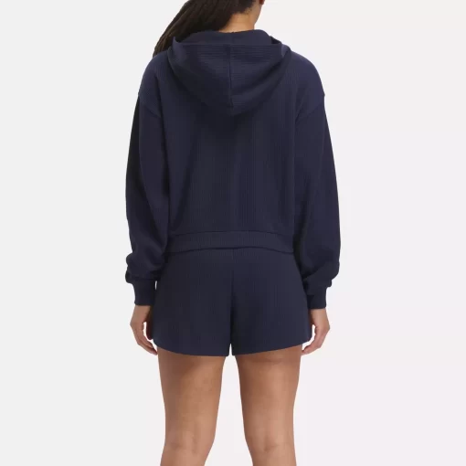 Loungewear | Reebok Loungewear Rie Waffle Full-Zip Hoodie