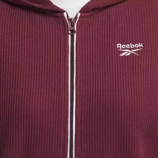 Loungewear | Reebok Loungewear Rie Waffle Full-Zip Hoodie