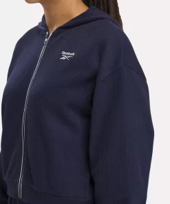 Loungewear | Reebok Loungewear Rie Waffle Full-Zip Hoodie