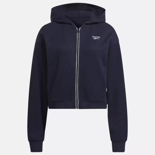 Loungewear | Reebok Loungewear Rie Waffle Full-Zip Hoodie