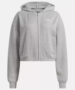 Loungewear | Reebok Loungewear Rie Waffle Full-Zip Hoodie