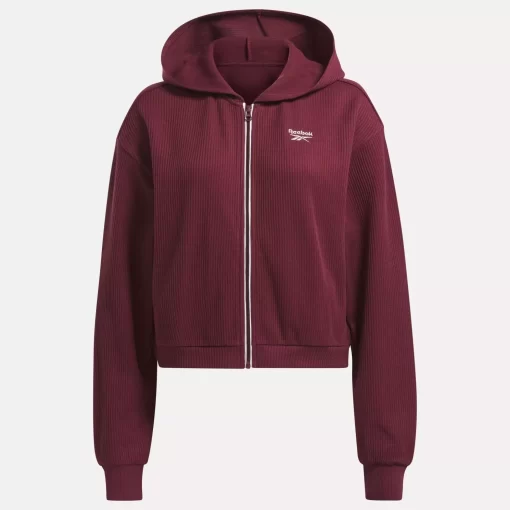 Loungewear | Reebok Loungewear Rie Waffle Full-Zip Hoodie