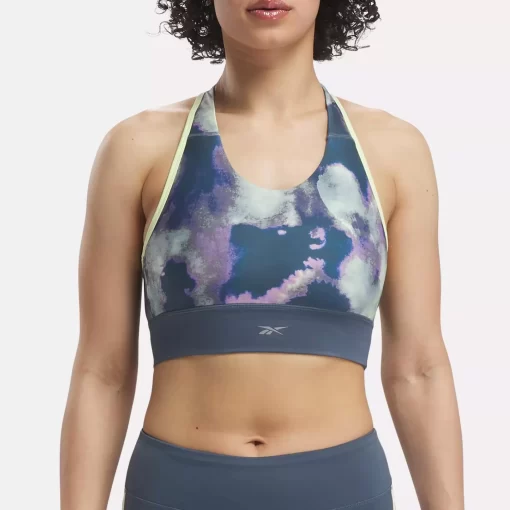 Sports Bras | Reebok Sports Bras Running Allover Print Bra