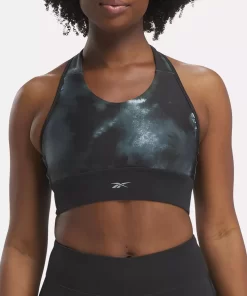 Sports Bras | Reebok Sports Bras Running Allover Print Bra