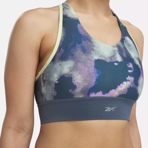 Sports Bras | Reebok Sports Bras Running Allover Print Bra