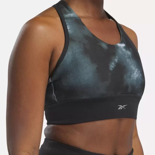 Sports Bras | Reebok Sports Bras Running Allover Print Bra