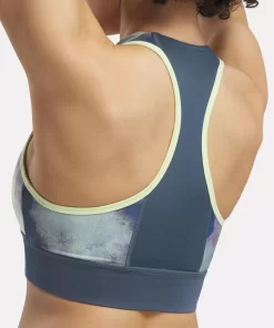 Sports Bras | Reebok Sports Bras Running Allover Print Bra