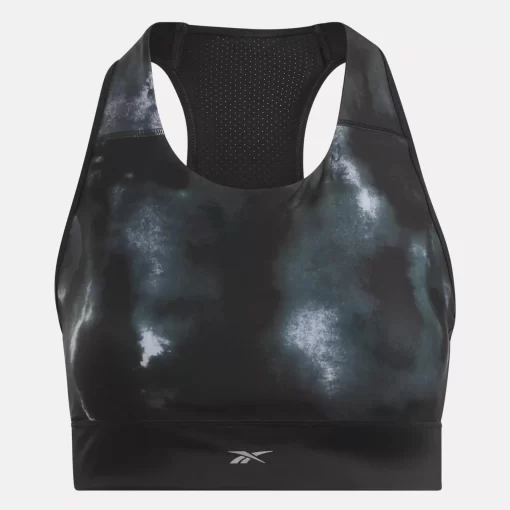 Sports Bras | Reebok Sports Bras Running Allover Print Bra (Plus Size)