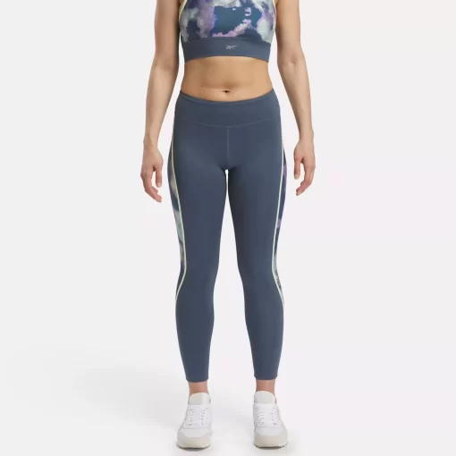 Leggings & Tights | Reebok Leggings & Tights Running Allover Print Leggings