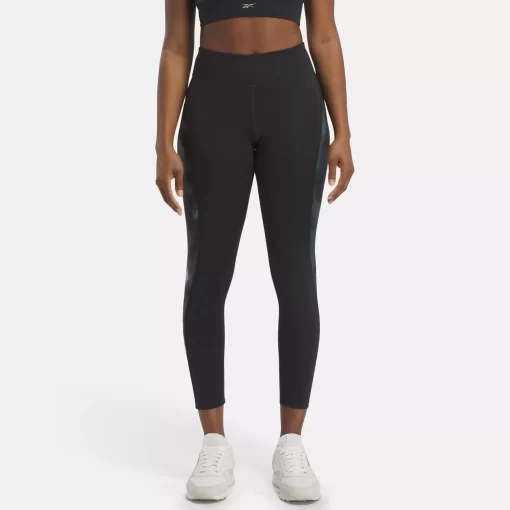 Leggings & Tights | Reebok Leggings & Tights Running Allover Print Leggings