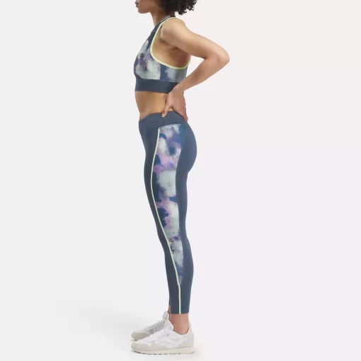 Leggings & Tights | Reebok Leggings & Tights Running Allover Print Leggings