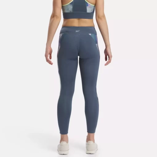 Leggings & Tights | Reebok Leggings & Tights Running Allover Print Leggings