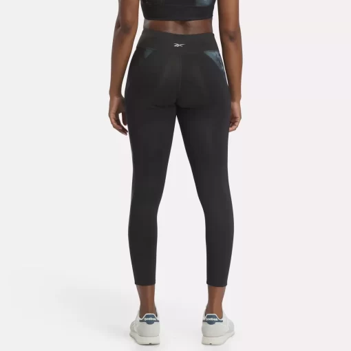 Leggings & Tights | Reebok Leggings & Tights Running Allover Print Leggings