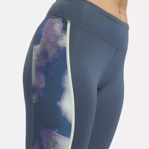 Leggings & Tights | Reebok Leggings & Tights Running Allover Print Leggings