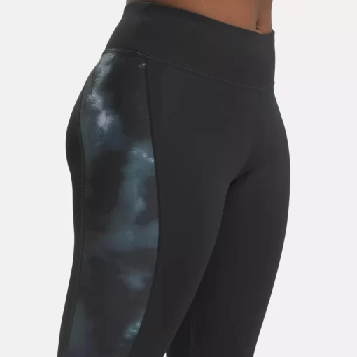 Leggings & Tights | Reebok Leggings & Tights Running Allover Print Leggings